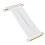 128Gbps PCIe Extension Cable 20cm White for Graphics & Sound Cards 4