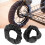 2Pcs Stroller Wheel Cover Oxford Cloth Dustproof 10