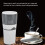 Cafetera de goteo de 450ml gris/blanco 18x8.6cm 8