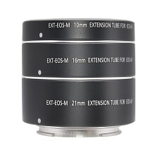 10mm 16mm 21mm Auto Focus Macro Extension Tube Ring for Canon EOS-M M1 M2 M3 M5 M6 M50 M100 M200 Mirrorless Camera Lens Adapter
