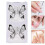 100 Pcs Nail Forms Horseshoe Shaped Butterfly 9