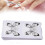 100 Pcs Nail Forms Horseshoe Shaped Butterfly 11