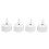 Vela LED recargable 200mAh 4x5cm Amarillo UE 16
