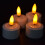 Vela LED recargable 200mAh 4x5cm Amarillo UE 3