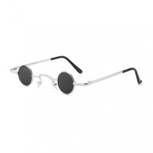 Vintage Punk Small Round Lens Unisex Sunglasses Ultra Small Frame Hip Hop Style Women Men Sun Glasses Photo Props