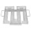 Low M Shaped Cold Smoke Generator Barbecue Net 8