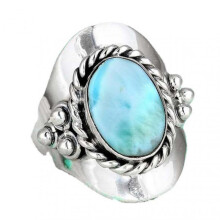 Finger Ring Boho Vintage Wide Rim Geometric Electroplating Decorative Gift Men Women Green Faux Gem Cocktail Ring Jewelry for Daily Wear