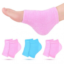 1 Pair Moisturizing Heel Socks Natural Ingredient Non-irritation No Harm Washable Hypo-allergenic Heel Protection Skin Care Reduce Crack Heels Gel