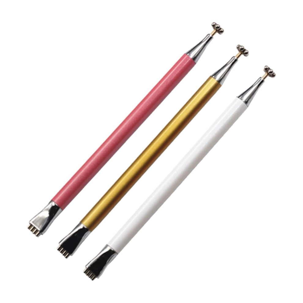 Cat Eye Nail Art Pen Set 3 Pcs for 3D Cat Eye Gel Polish Easy Application and Precision Design Tools