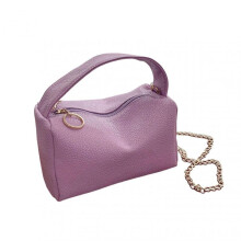 Crossbody Bag Space-Saving Large Capacity Zipper Closure Portable Handle Detachable Shoulder Strap Decorate Square Women Chain Shoulder Bag