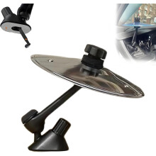 2025 Cymbal Drum Air Vent for Car Dashboard, Mini Metal Crash Cymbal Gift for Drummers, Silver Musical Gadget