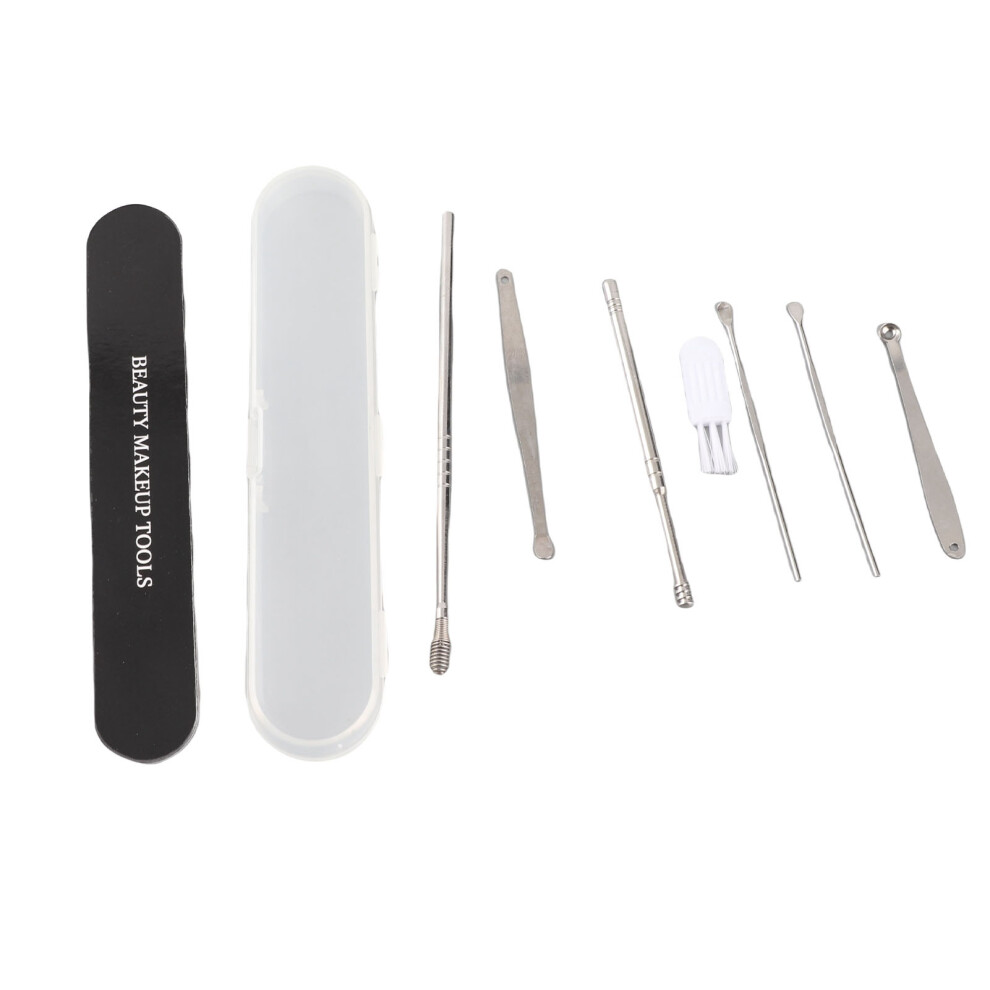 7pcs Stainless Steel Ear Cleaner Set Earpick Ear