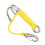 Yellow Double Steel Drift Hook with Line for Cave Diving Activities 7