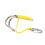 Yellow Double Steel Drift Hook with Line for Cave Diving Activities 13