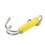 Yellow Double Steel Drift Hook with Line for Cave Diving Activities 15