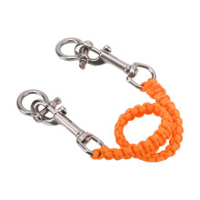 Taucher-Kameraablage Griff Seil Korrosionsbeständig Unterwasser-Kamera-Lanyard Schwarz-Orange