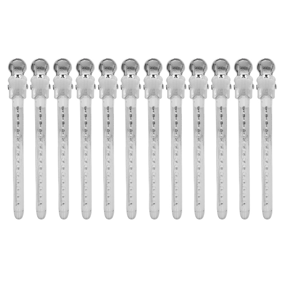 12pcs Duck Billed Hair Clips Large Opening Angle