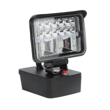 LED-Arbeitsleuchte Außen, tragbare 11W Notscheinwerfer für Milwaukee 18V M18 Lithium-Batterie