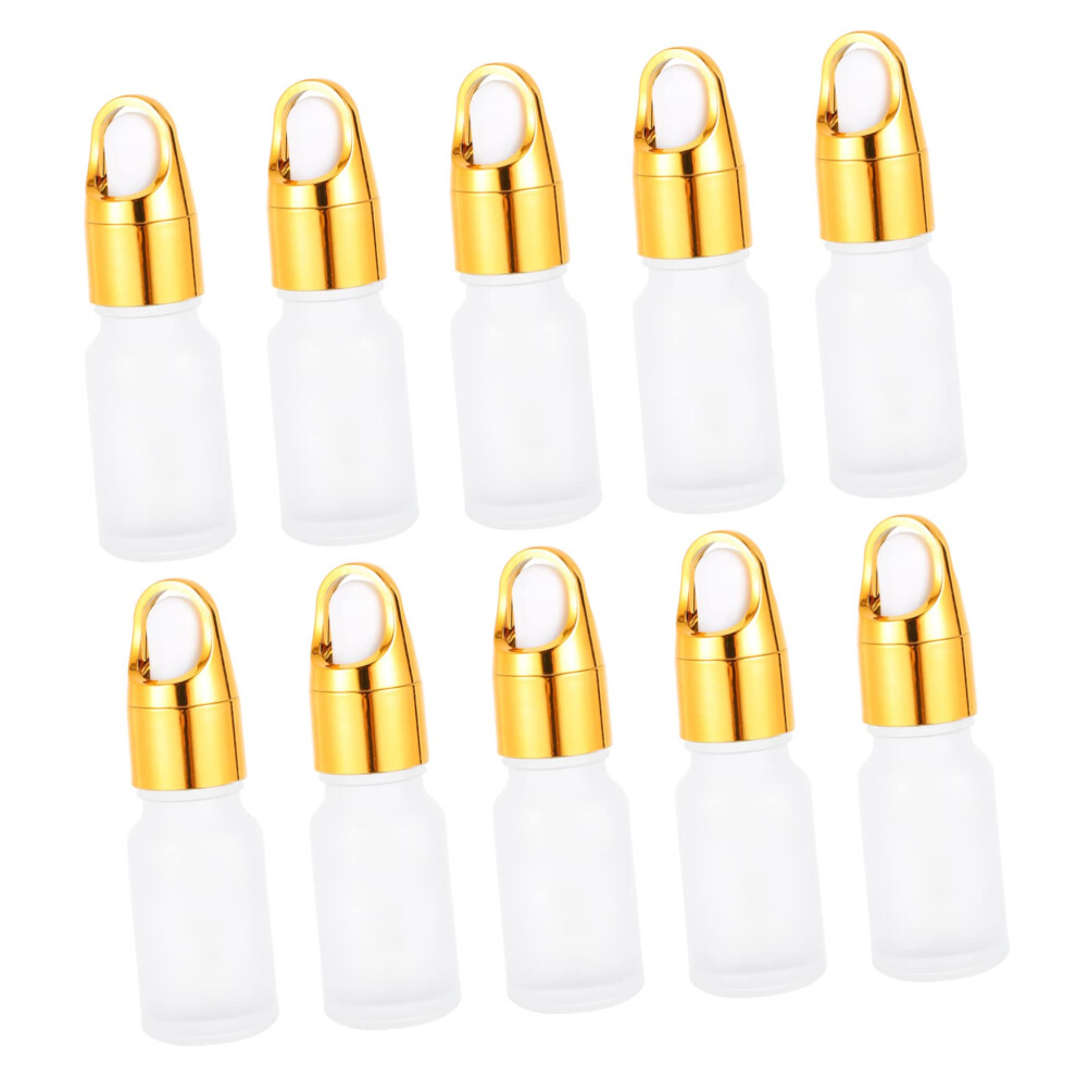 10ml Glass Essential Oil Bottles with Droppers, Leakproof Dispensers for Aromatherapy, 10pcs Set