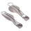 Portable Titanium Foldable Camping Cutlery Set with Carabiner 16