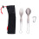Portable Titanium Foldable Camping Cutlery Set with Carabiner 2