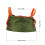 Seau pliable vert militaire 25 cm/29 cm/14 cm 5