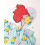 Disney (Medium) Disney Short Sleeve Long Leg Pyjama Set (Womens Beige) 5