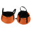 Secchio pieghevole con manico - arancione, 25cm 8