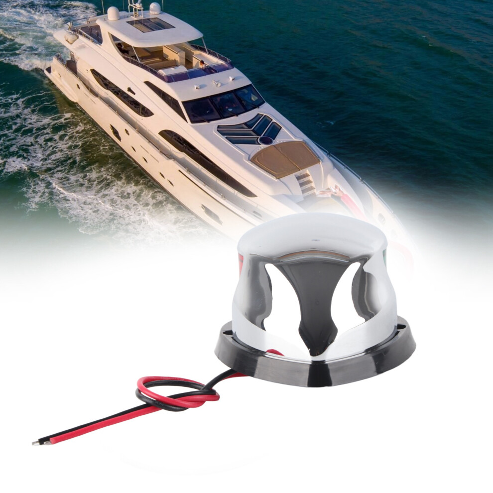Boots-Navigationslicht Rot GrüNes Licht 8W Led 12V EdelstahlgehäUse Tropfenform Segelsignalleuchte-image