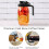 2Pack 32oz Glass Pitcher with Lid-Creamer Containe 7