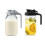 2Pack 32oz Glass Pitcher with Lid-Creamer Containe 2