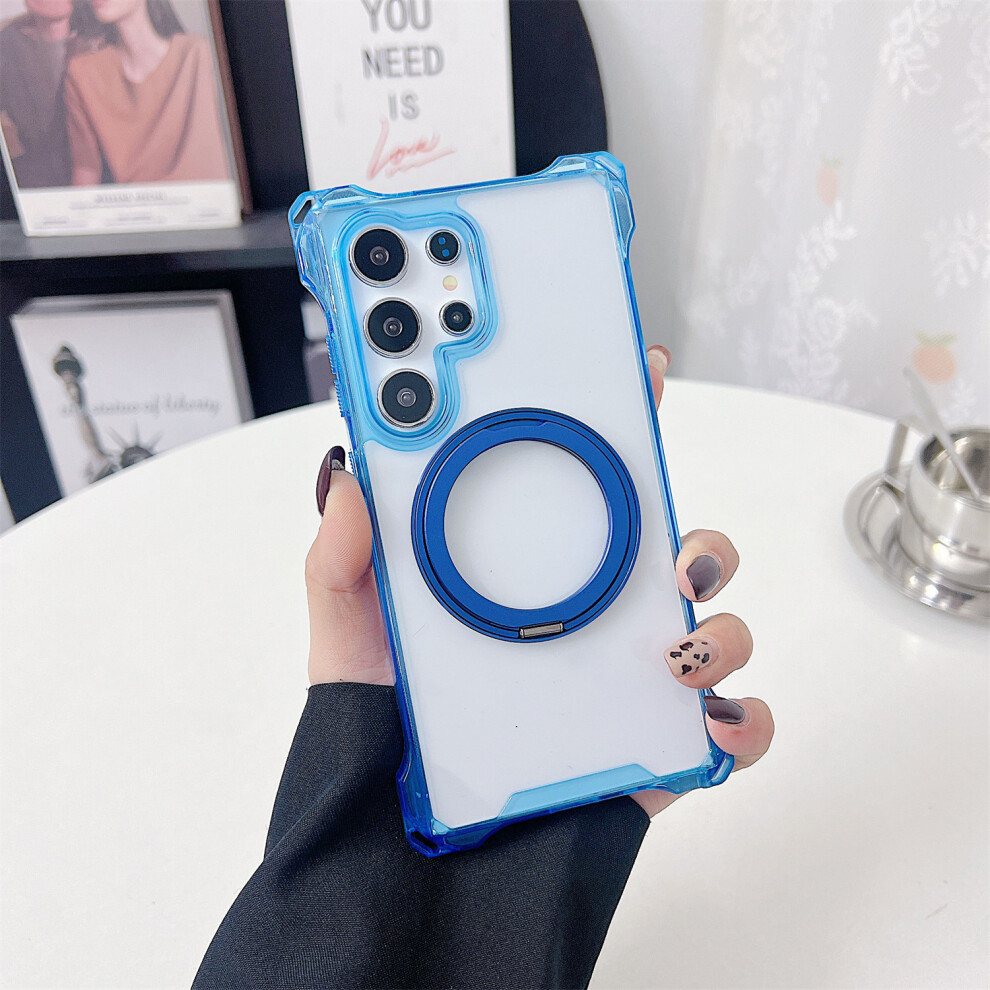 (Blue) For Samsung Galaxy S24 Ultra Case Blue 6914273508788