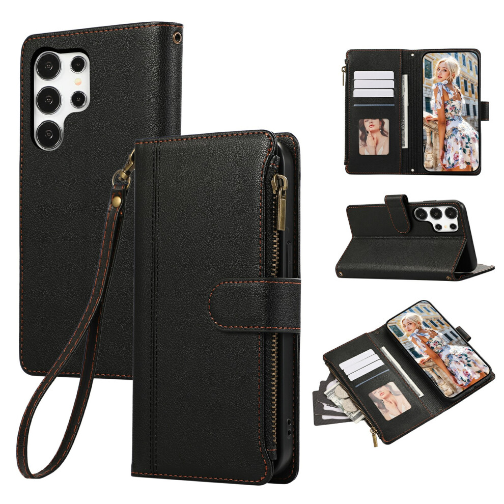 (Black) For Samsung Galaxy S24 Ultra Case Black 6914275205616