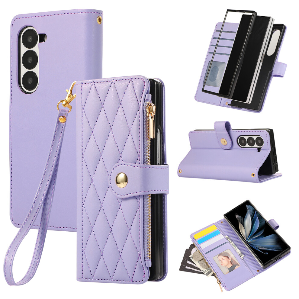 (Purple) For Samsung Galaxy Z Fold7 5G Case Purple 6914270505537