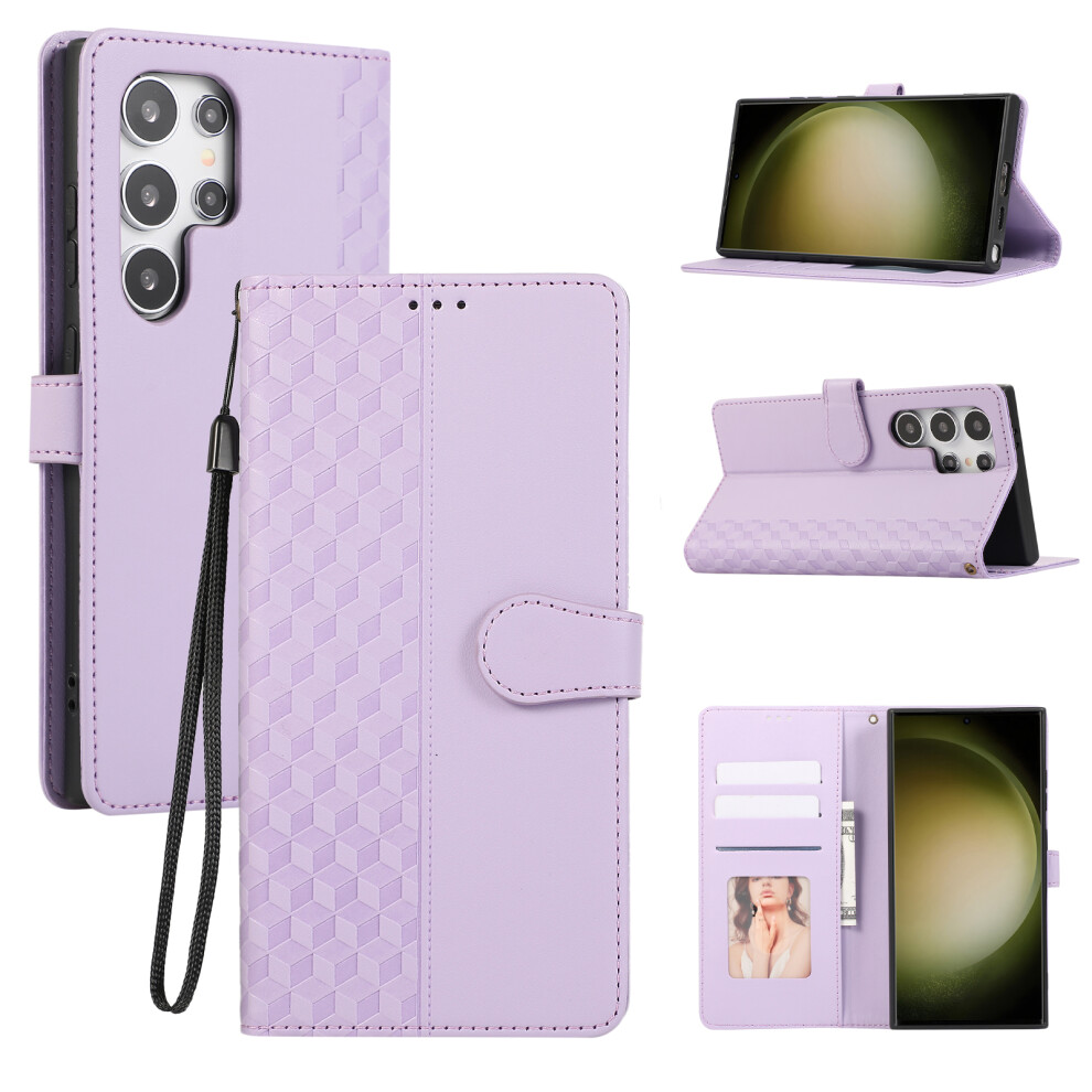 (Purple) For Samsung Galaxy S24 Ultra Case Purple 6914278092466