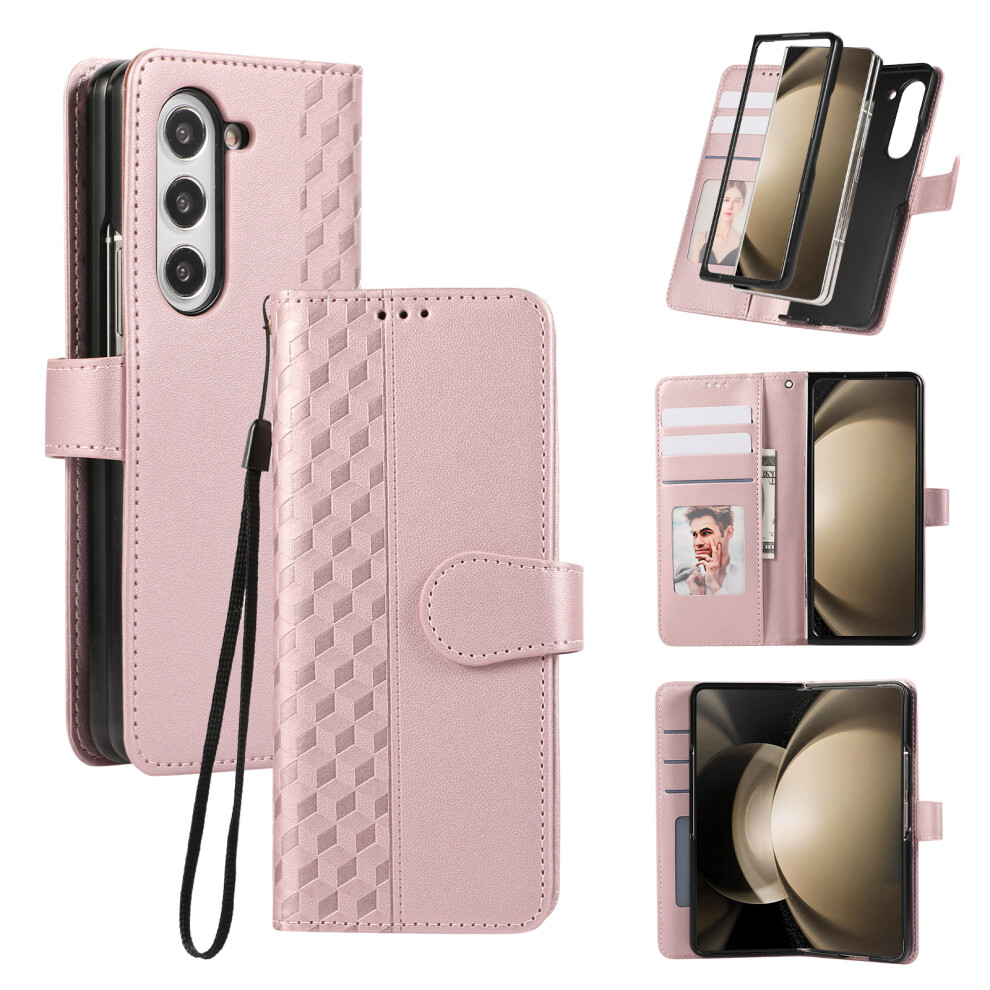 (Rose ) For Samsung Galaxy Z Fold6 5G Case Gold 6914272761733