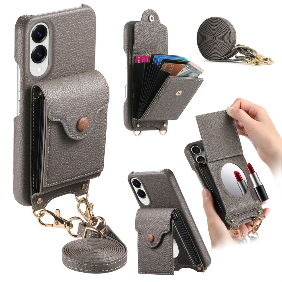 (Silvery ) For Samsung Galaxy S25 Edge Case Grey 6914278138980