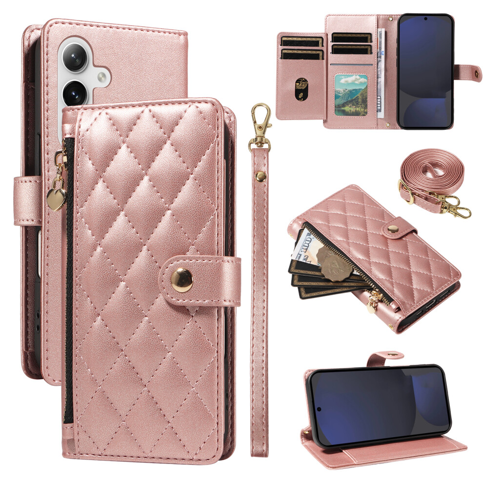 (Rose ) For Samsung Galaxy S24 Fe Case Gold 6914271707350