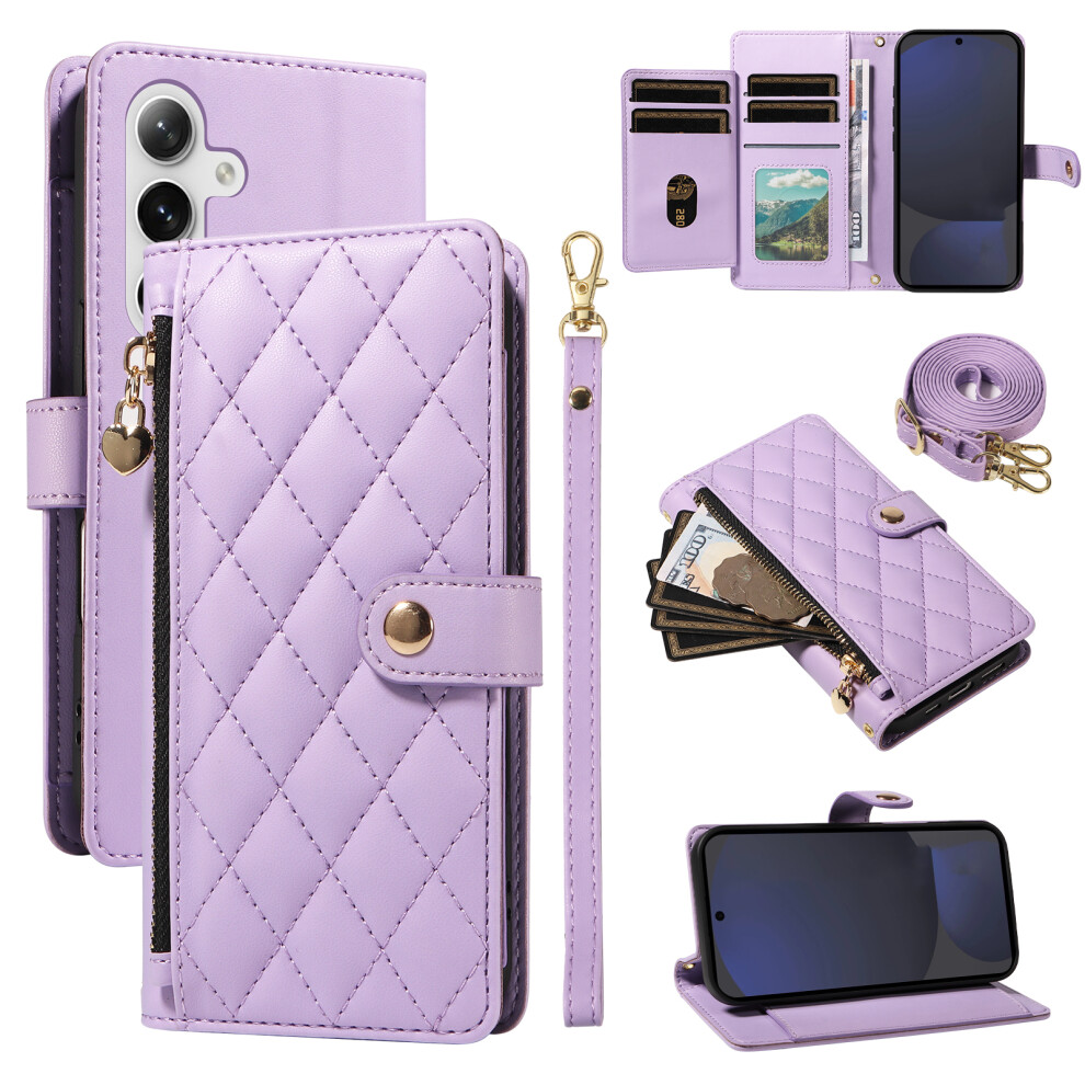 (Purple) For Samsung Galaxy S24 Fe Case Purple 6914272380217