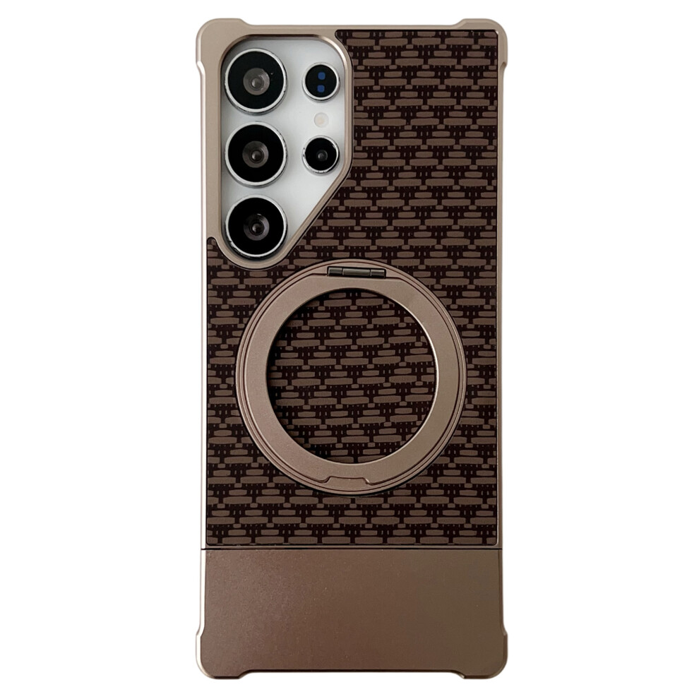 (Gold) For Samsung Galaxy S24 Ultra Case Gold 6914273274751