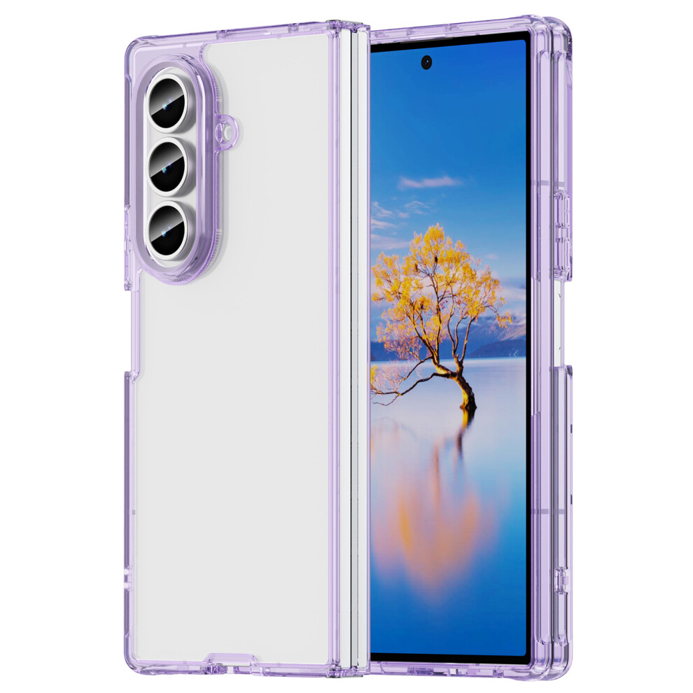 (Purple) For Samsung Galaxy Z Fold7 5G Case Purple 6914274707685