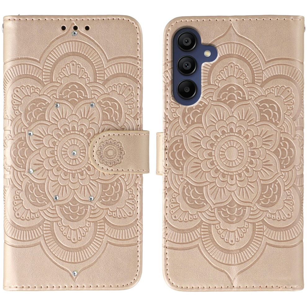 (Rose ) For Samsung Galaxy S24 Fe Case Gold 6914278545993
