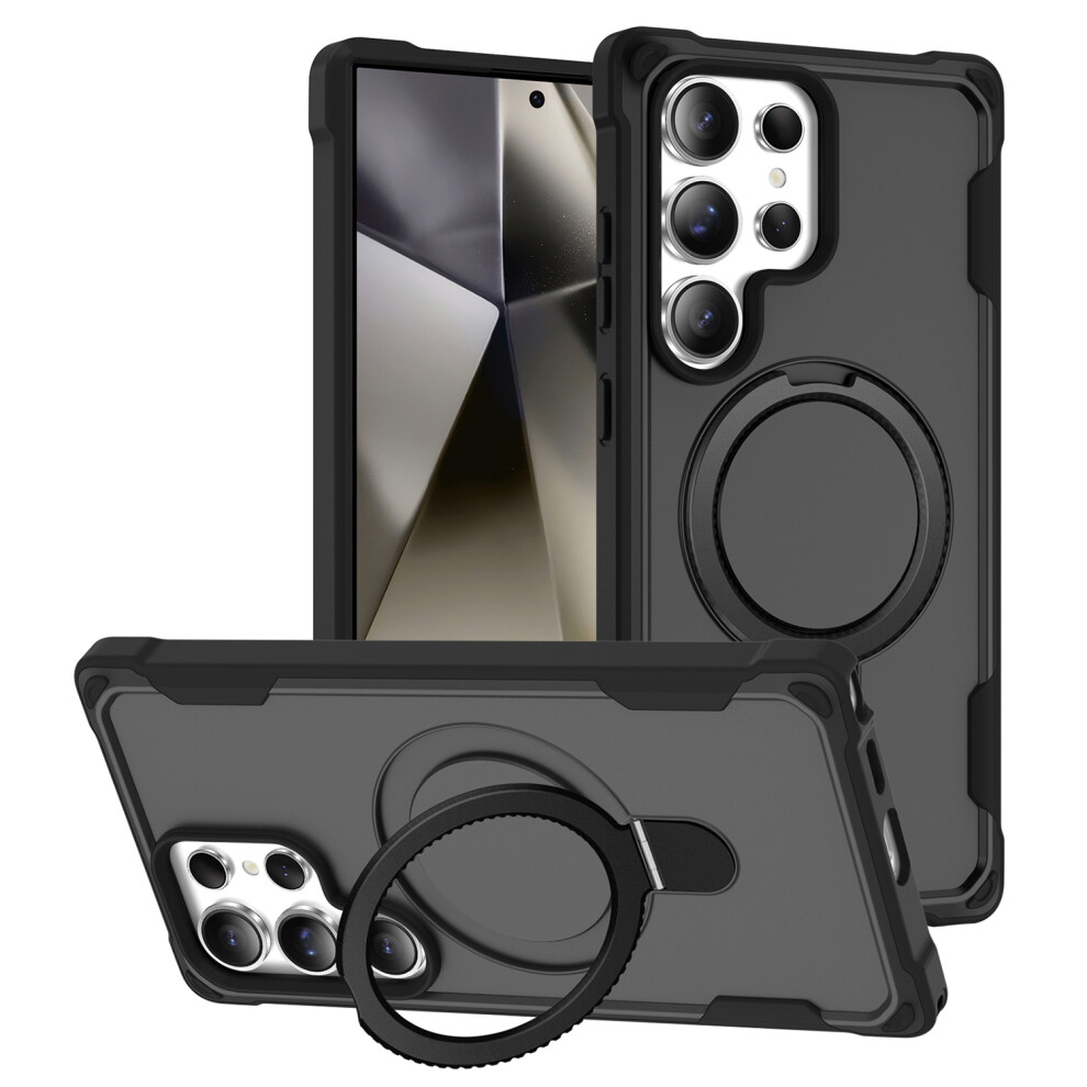 (Black) For Samsung Galaxy S24 Ultra Case Black 6914274044902