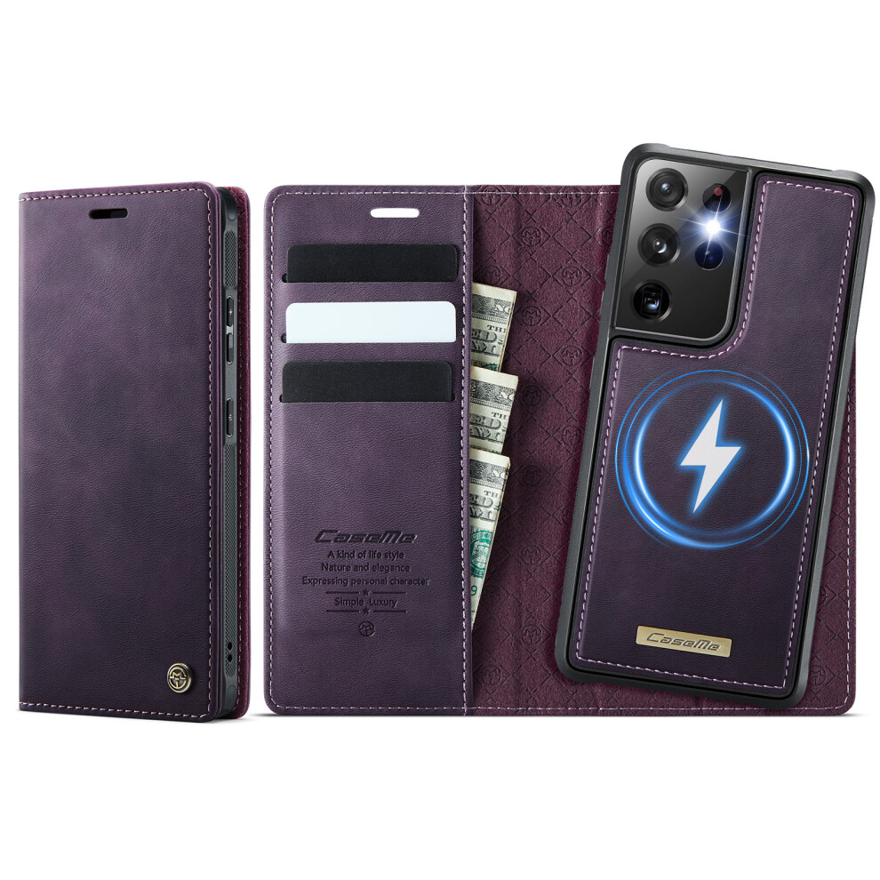 (Purple) For Samsung Galaxy S21 Ultra 5G Case Purple 6914273287782