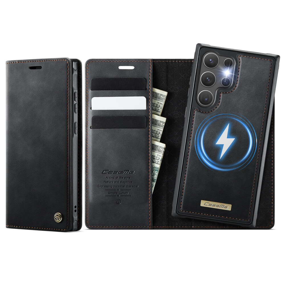 (Black) For Samsung Galaxy S24 Ultra Case Black 6914277882662