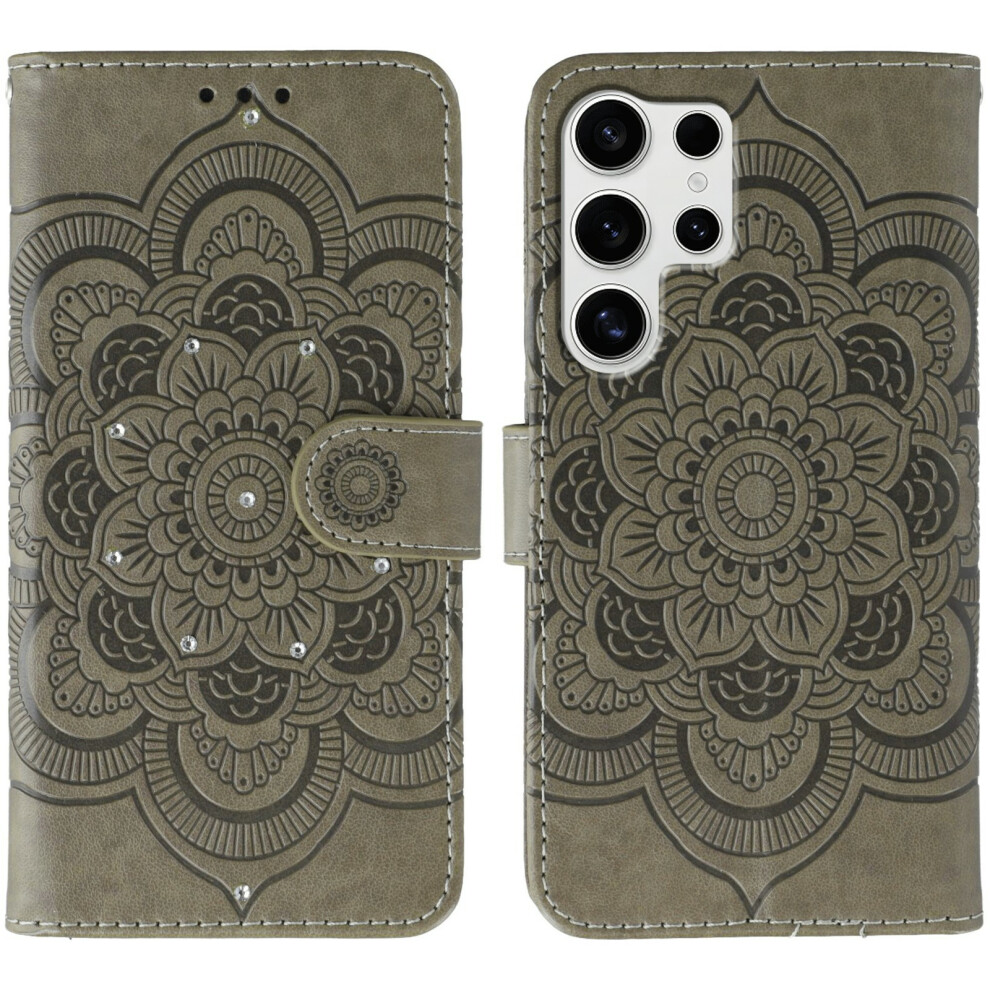 (Grey) For Samsung Galaxy S24 Ultra Case Grey 6914278253256
