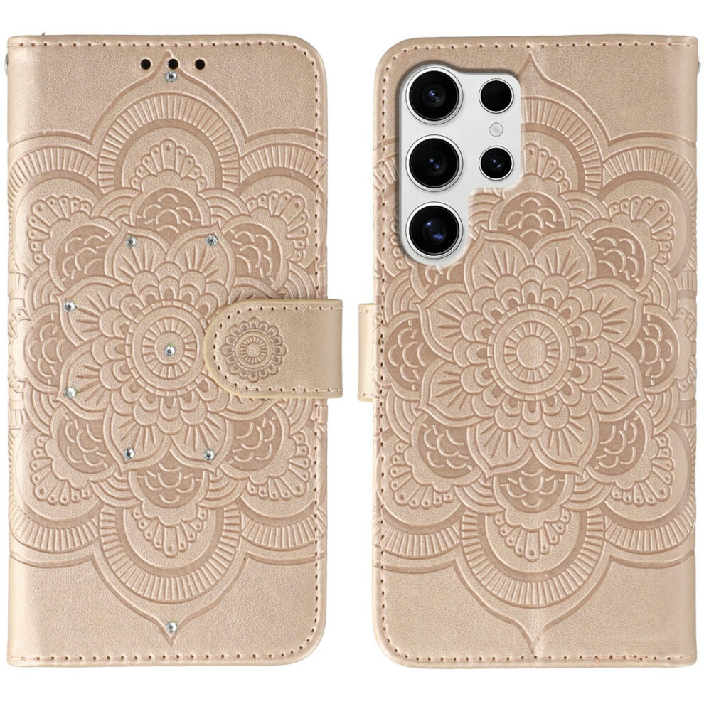 (Rose ) For Samsung Galaxy S24 Ultra Case Gold 6914272266054