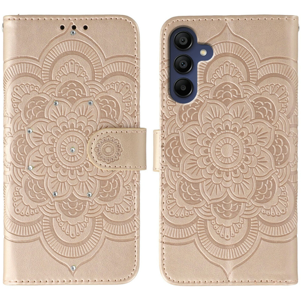 (Rose ) For Samsung Galaxy A55 5G Case Gold 6914275878551