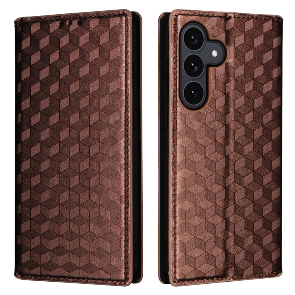 (Brown) For Samsung Galaxy S25 Fe Case Brown 6914275022947