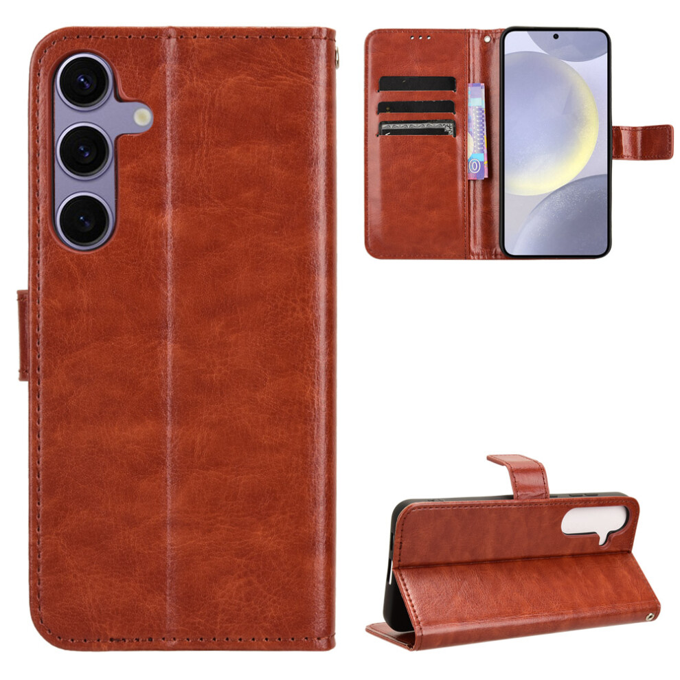 (Brown) For Samsung Galaxy S25 Fe Case Brown 6914272585216